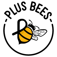 Logo Plus Bees - Servicios de publicidad en Colombia