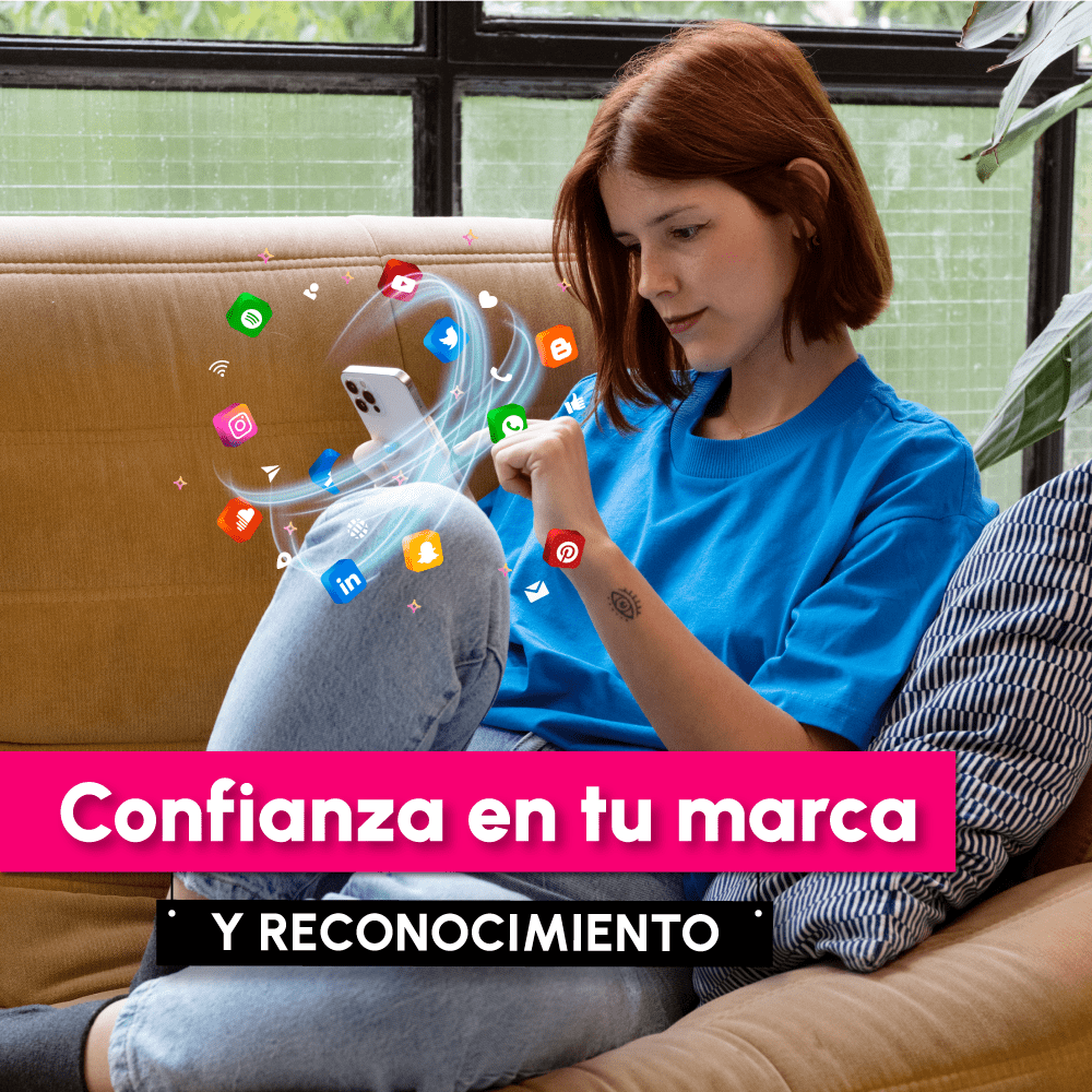 Redes sociales - confianza en tu marca y reconocimiento