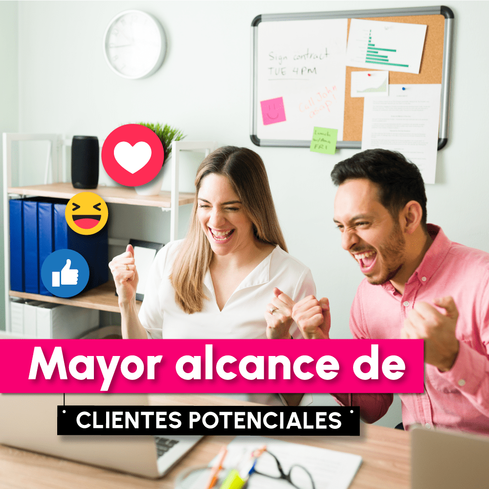 Redes sociales - Mayor alcance de clientes potenciales