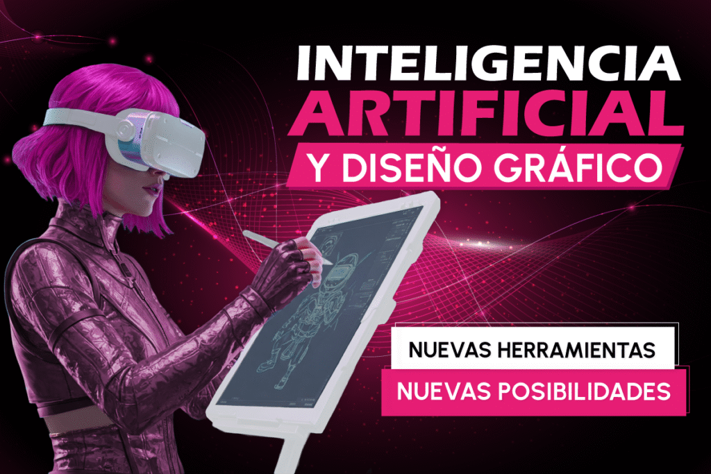 El trabajo de la inteligencia artificial y el diseño gráfico